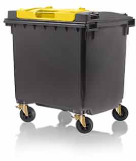Abfallbehälter Weber Müllgroßbehälter 660 - 770 Liter